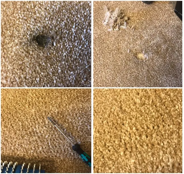 Carpet burn damage example